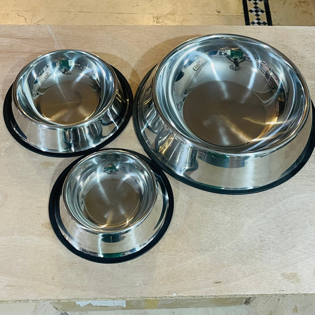 Nexora™ Stainless Steel Pet Food Bowl — Heavy-Duty Non-Slip Feeding Bowl for Dogs & Cats