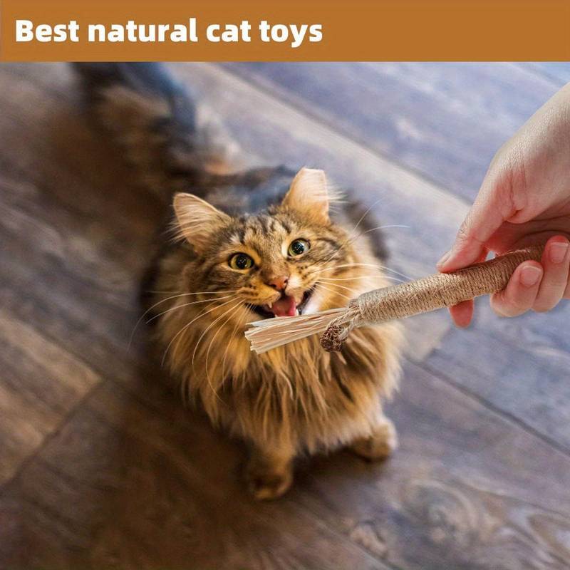 All Natural Catnip Teething Toy for Cats (Free Delivery)