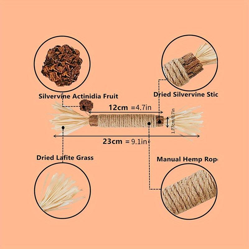 All Natural Catnip Teething Toy for Cats (Free Delivery)