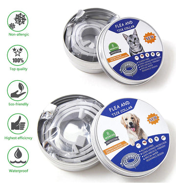 Anti Flea & Tick Collar (Ideal for Outdoor Cats & Dogs) FREE DELIVERY