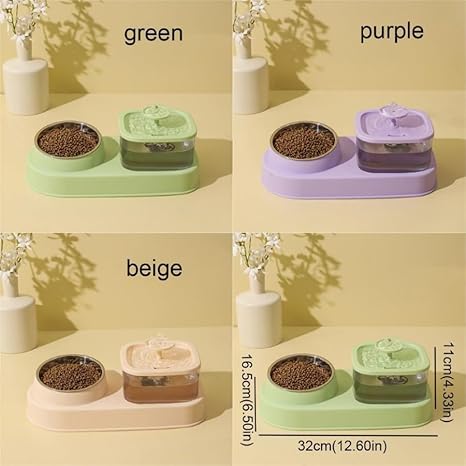 Automatic Pet Food and Water Dispenser