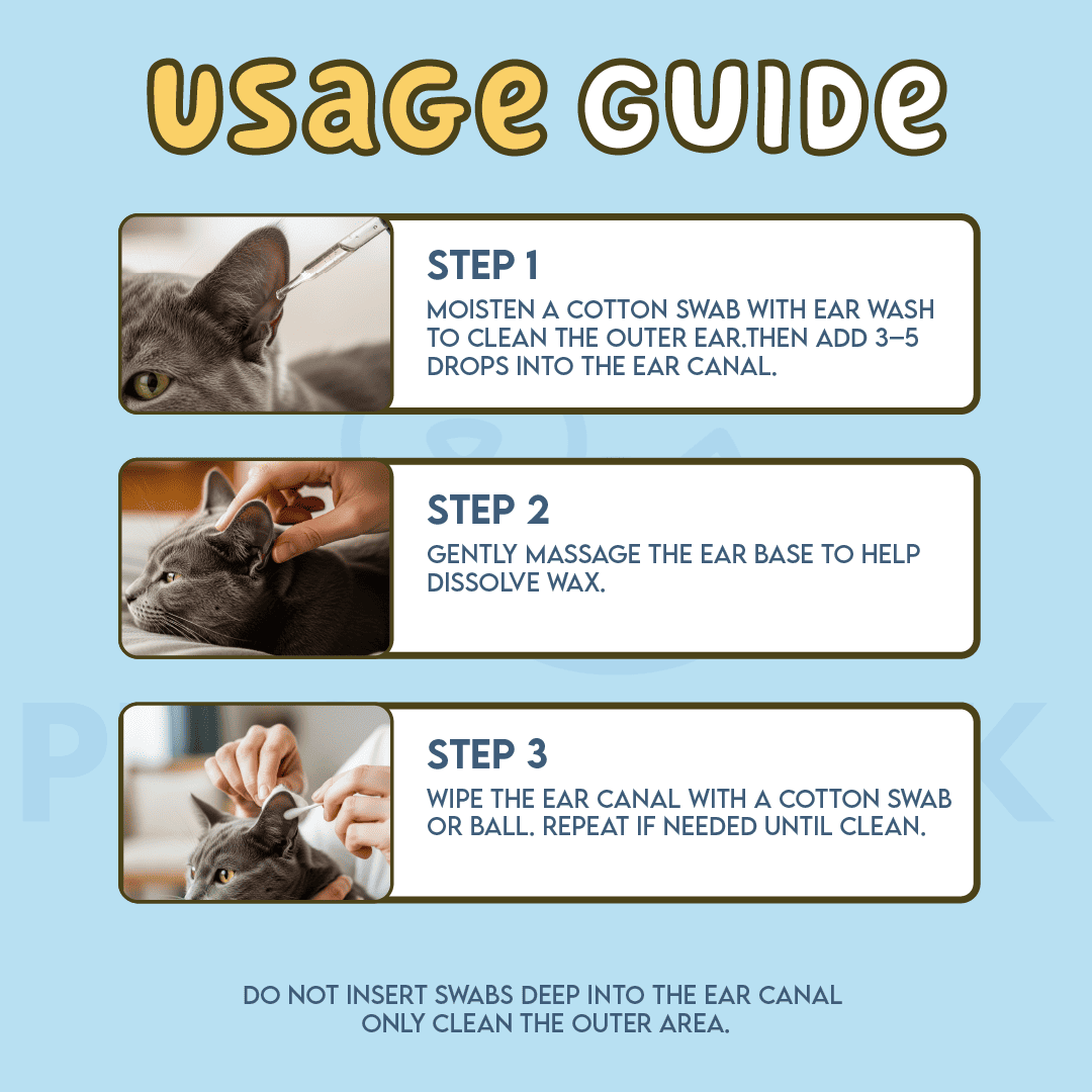 Best Quality Ear Cleaning Liquid for Cats & Dogs