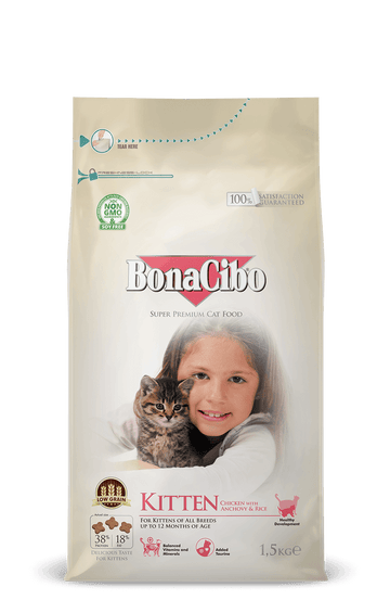 Bonacibo Kitten Food - 1.5 Kg (Made in Turkey)