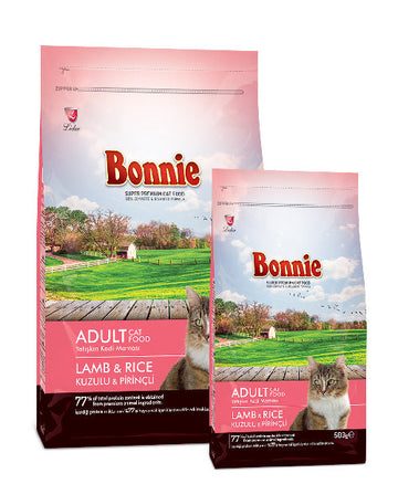 Bonnie Cat Food Lamb & Rice 500Grams