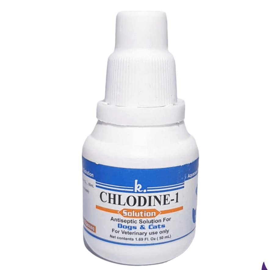 CHLODINE-1 Drops for cats and dogs ear cleaning