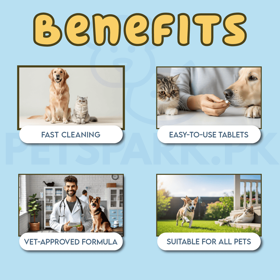 Caniverm Deworming Tablets for Cats & Dogs (01 Tablet)