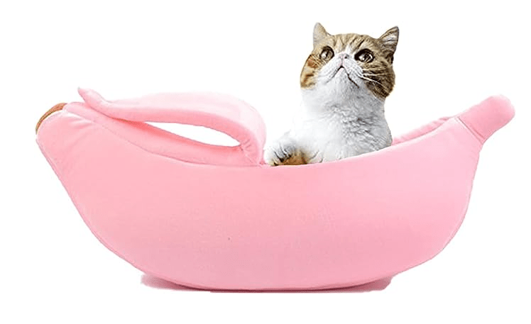 Cat Banana Bed and House Extra Large