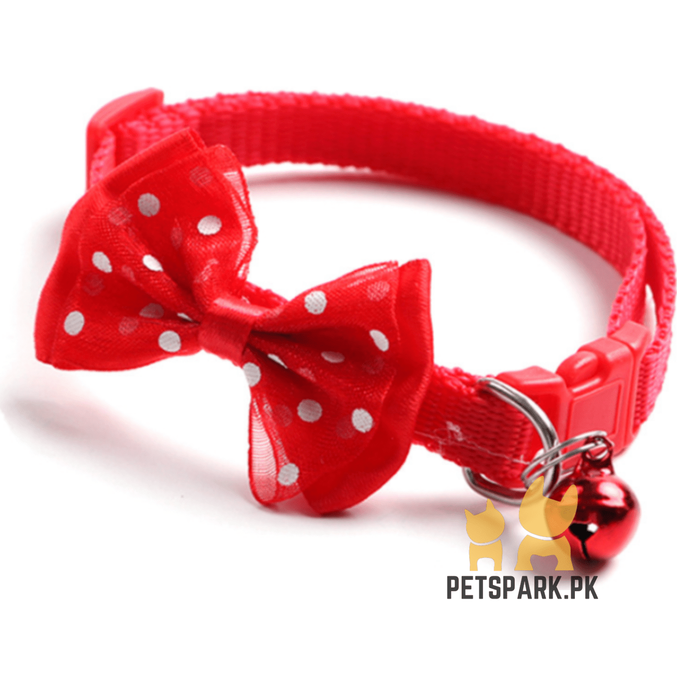 Cat Bow Collars with Bell Adjustable For Cats