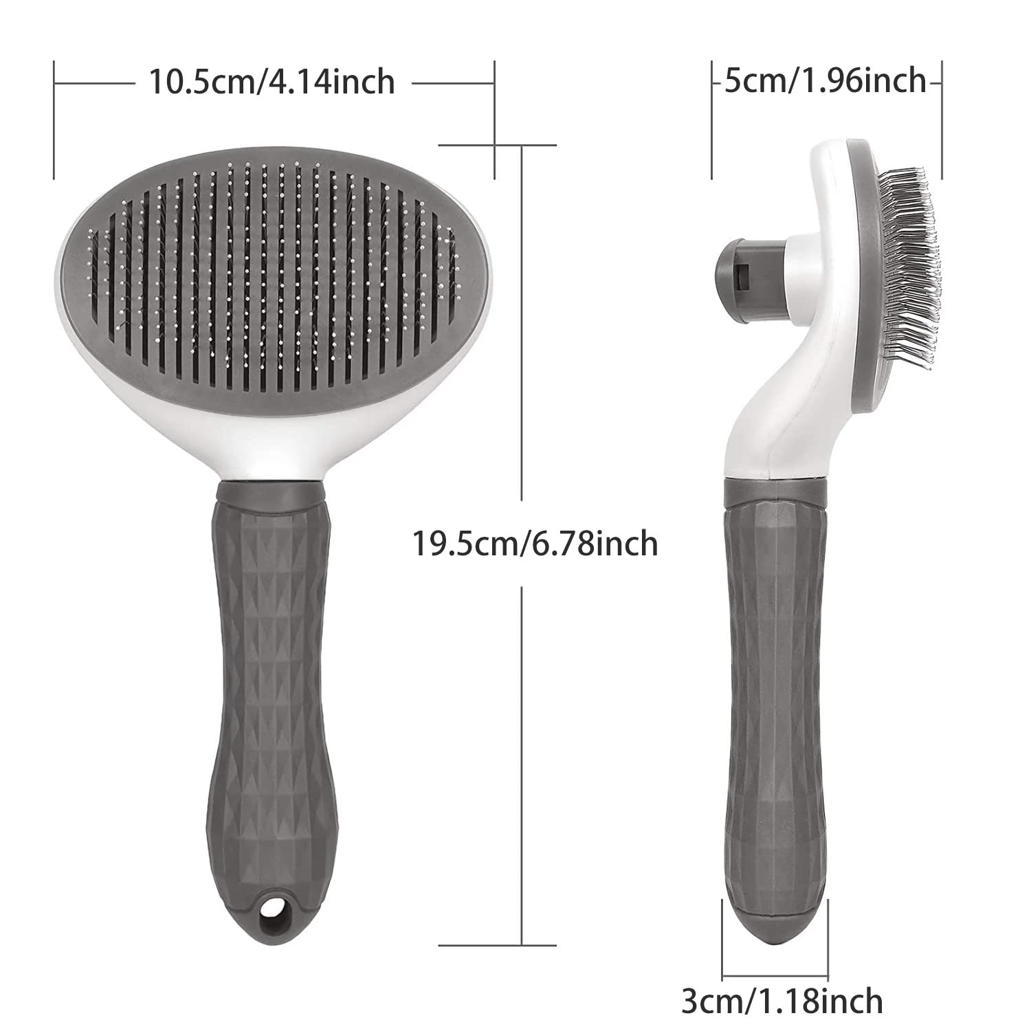 Cat & Dog Brush, Self Cleaning Slicker Brushes for Shedding and Grooming Removes Loose Undercoat for Cats Dogs