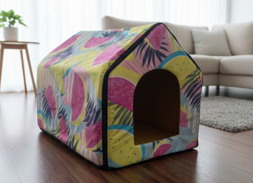 Cat House with Zips (Assorted Colors)