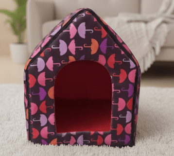 Cat House with Zips (Assorted Colors)