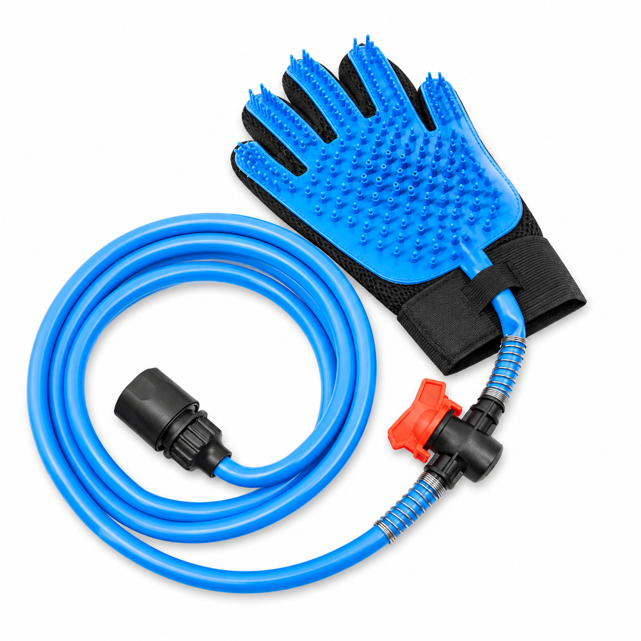 Nexora™ AquaSpa Bathing Glove — 2-in-1 Water Spray, Massage & Deep Cleaning Grooming Glove