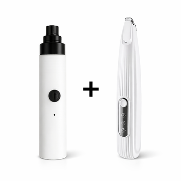 Nexora™ 2-in-1 Pet Grooming Kit – Paw Trimmer + Nail Grinder