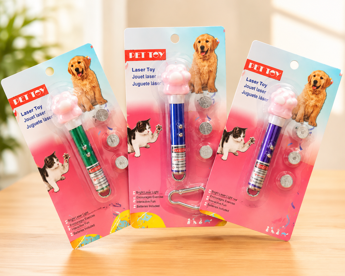 PawFlash Laser Toy for Cats and Dogs