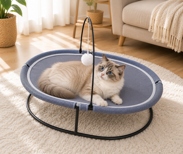 Top Med Cat Soft Hammock With Hanging Toy