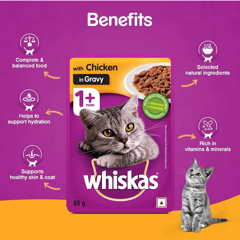 Whiskas Gravy for Cats * 1 85gm Pouch