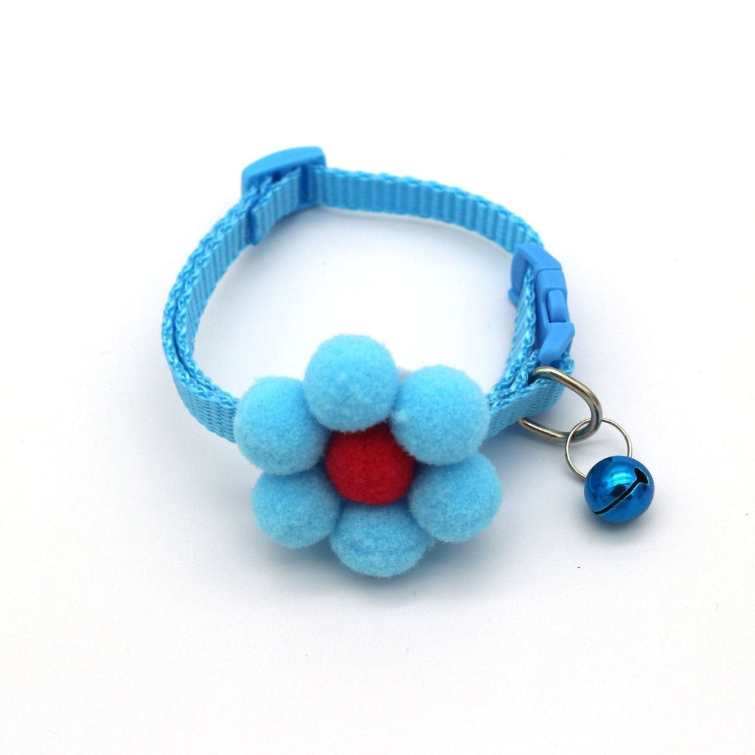 Flower Cat Collar with Bead