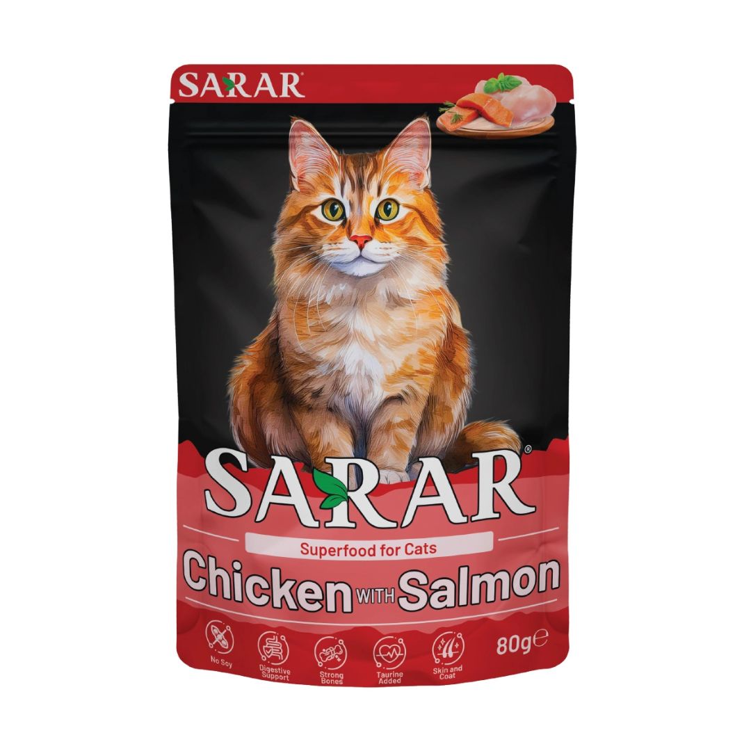 SARAR Wet Food for Adult Cats – 80g