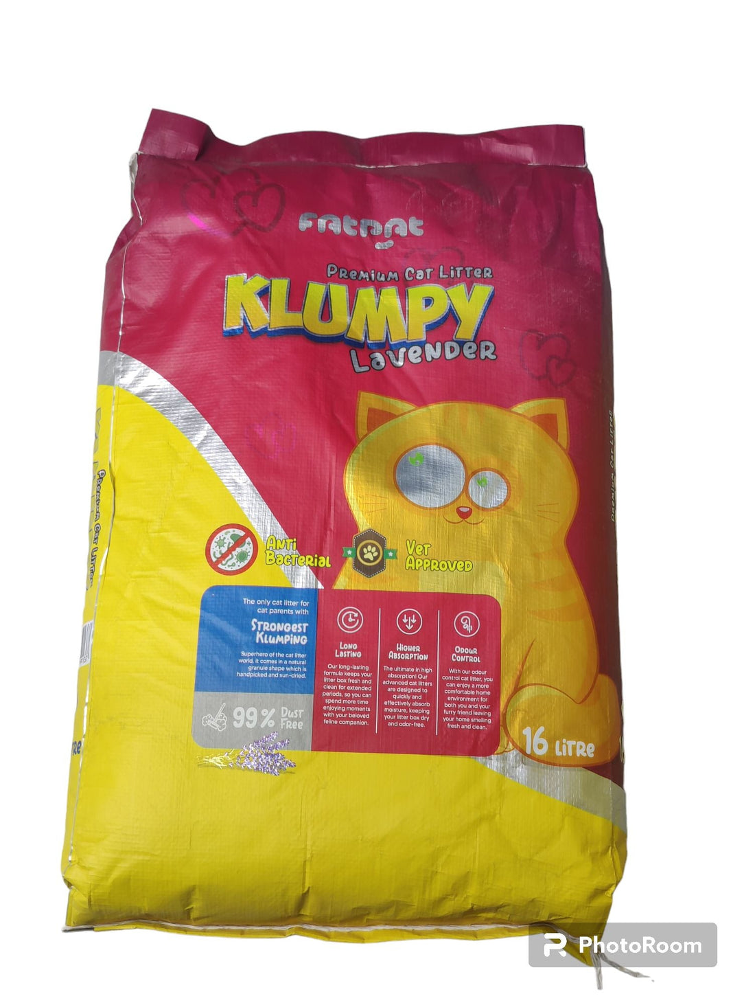 Klumpy Super Lavender clumping cat litter bag