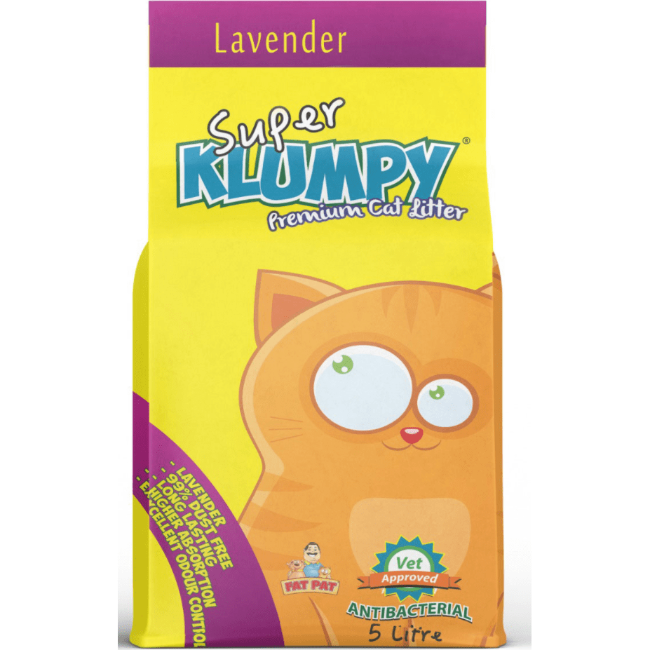 Klumpy Super Lavender clumping cat litter bag