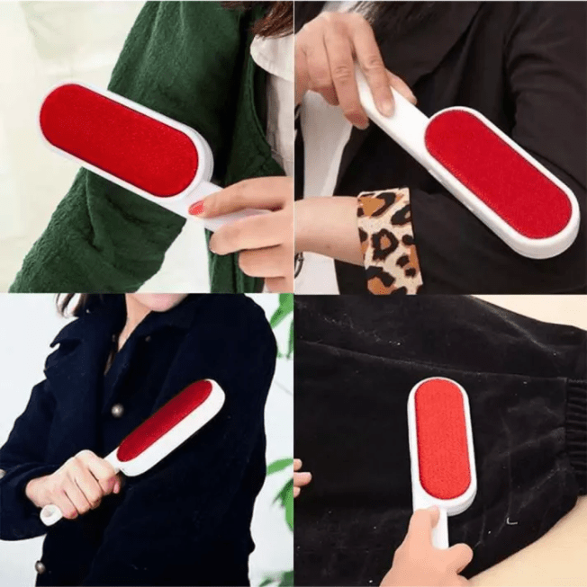 Lint Brush - Reusable for Cat and dog hairs - 2 sided  - Hair Remover