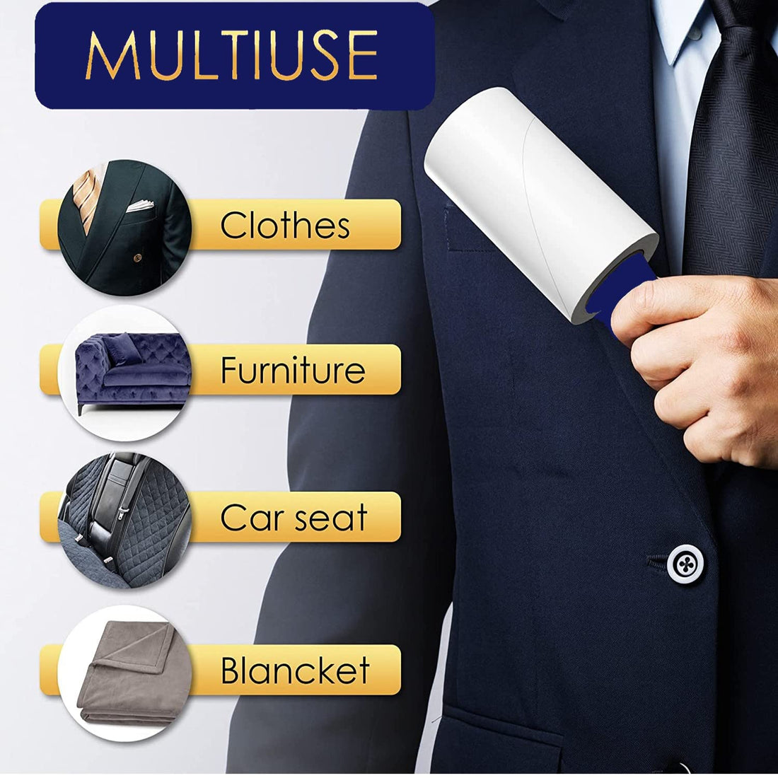 Lint Roller for Cat Fur and Dog Hair Remover