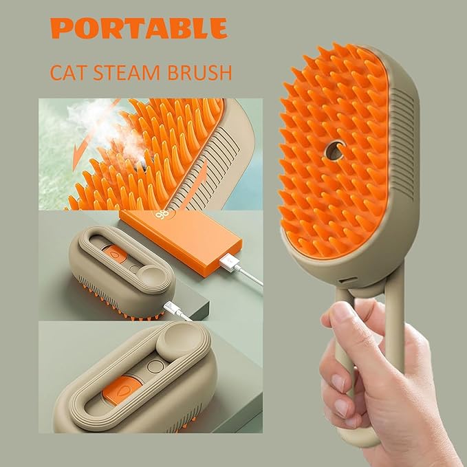 New Steamy Brush with Handle