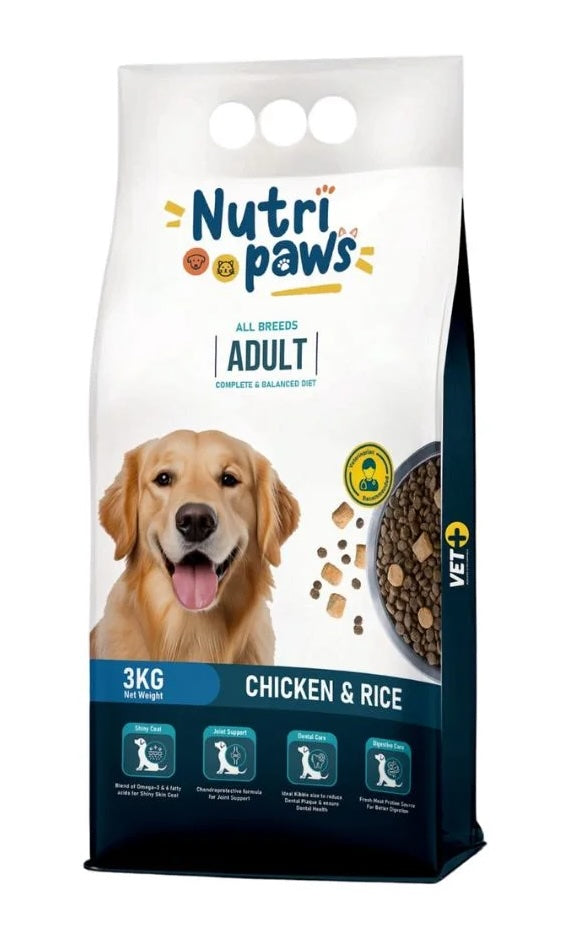 NutriPaws Dog Food – All Life Stages Dog Food - 3Kg