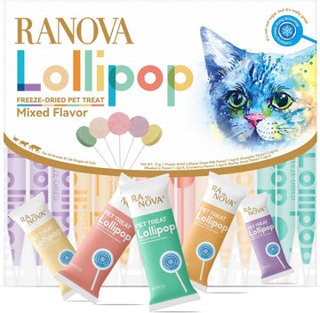 Ranova Freeze Dried Cat Treat Lollipops chicken barley flavor package