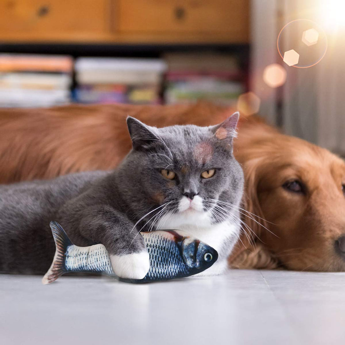 Rechargeable Smart Fish Toy for Cats and Dogs