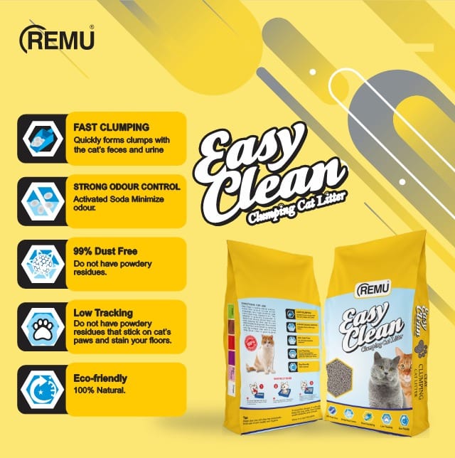 Remu Easy Clean Cat Litter 5L