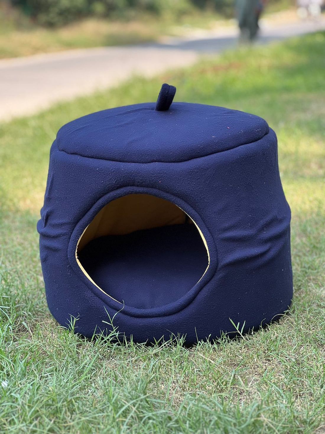 Round Elegant House in a Bed