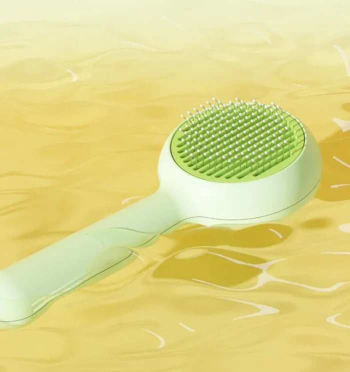 Easy Handle Self-Cleaning Hair Brush