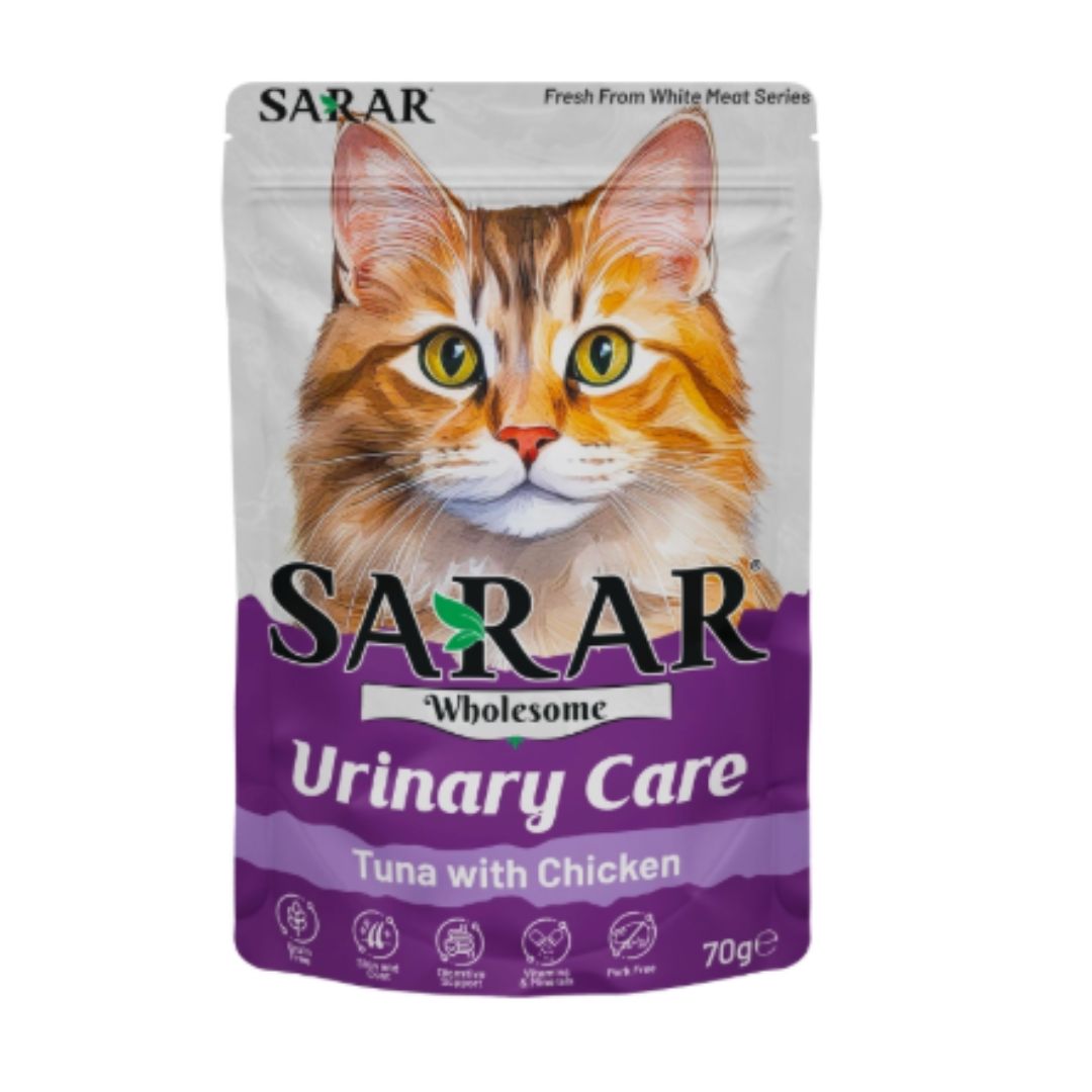 SARAR Wholesome Urinary Care Tuna With Chicken 70g wet cat food