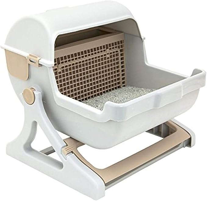 Semi-Automatic Cat Litter Box