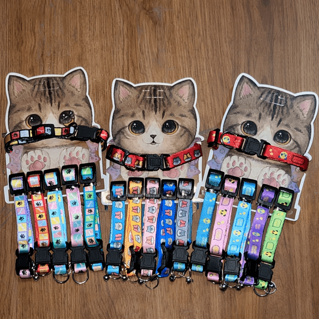 Silky Super Soft Cat Collar for Kitten and Cats (Assorted Colors)