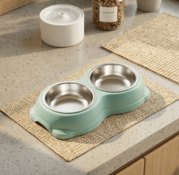 Stainless Steel Bowls For Pets with Non-Slip Base