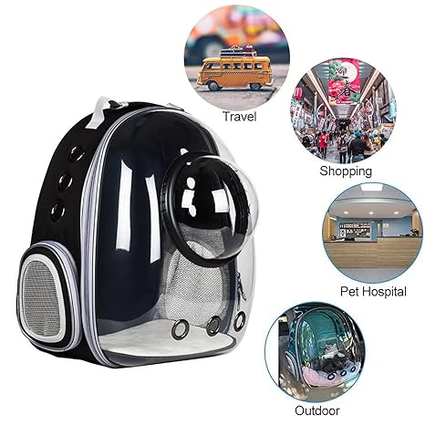 Transparent 2 In 1 Cat Carrier Backpack
