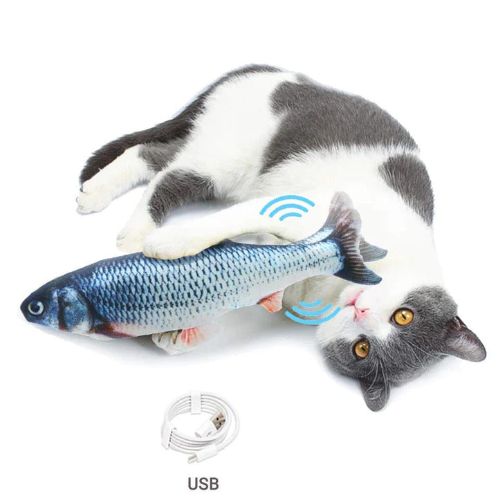 Rechargeable Vibrating Fish Toy for Cats