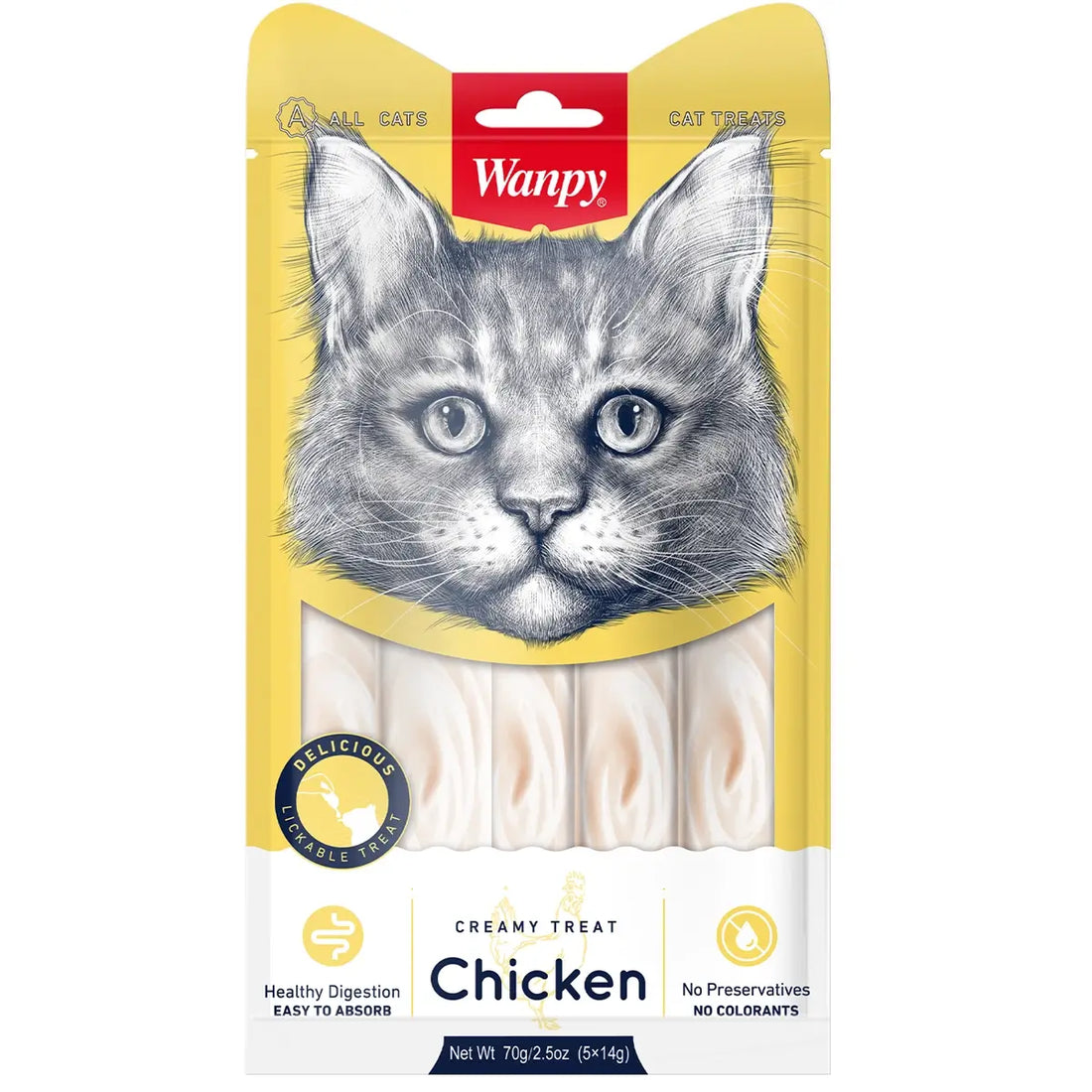 Wanpy Creamy Treat for Cats
