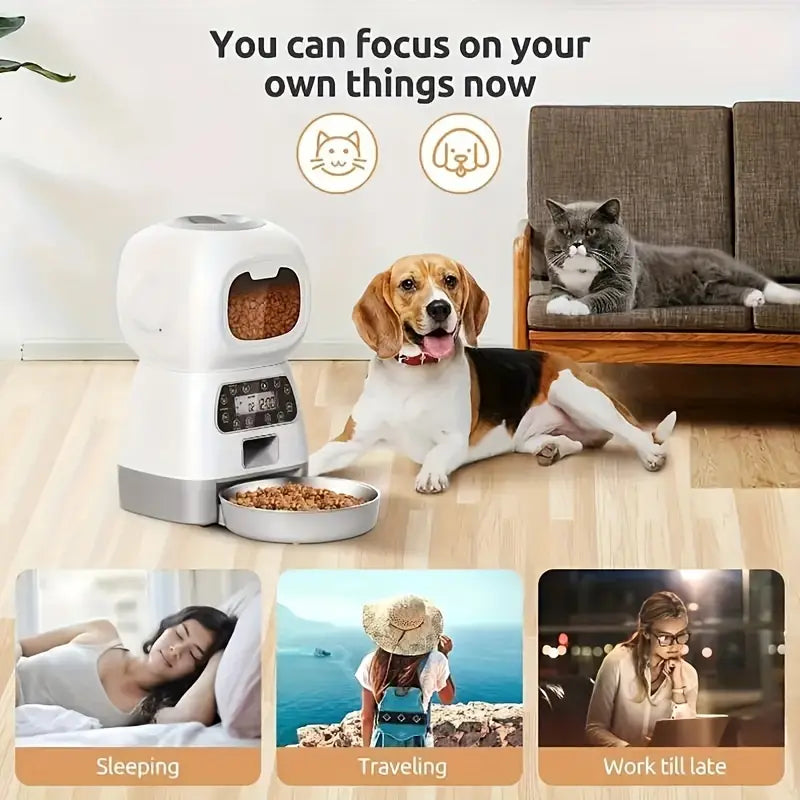 Wifi Automatic Pet Food Feeder - 3.5L