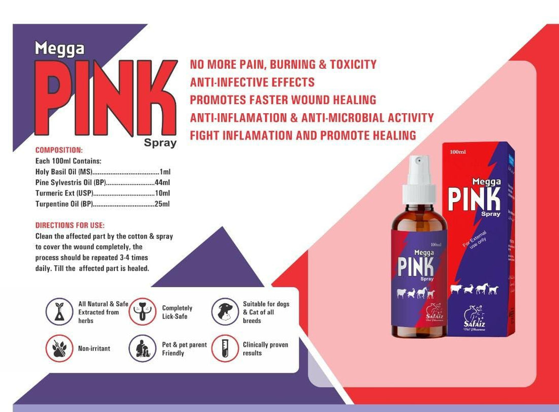 Antiseptic Wound Spray for dogs and cats 120ml