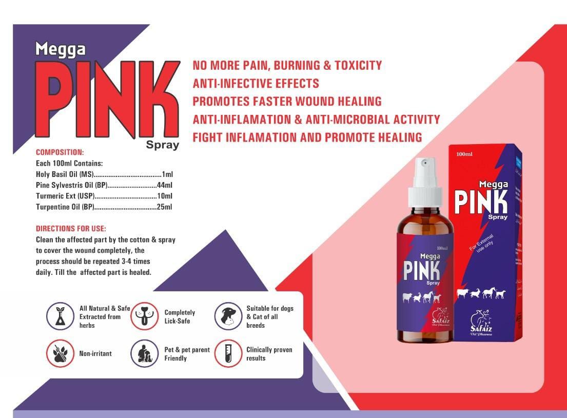 Antiseptic Wound Spray for dogs and cats 120ml