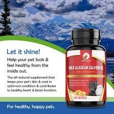Fluff'n Buff Wild Alaskan Salmon Oil Soft Gels Supplement 100 Gram