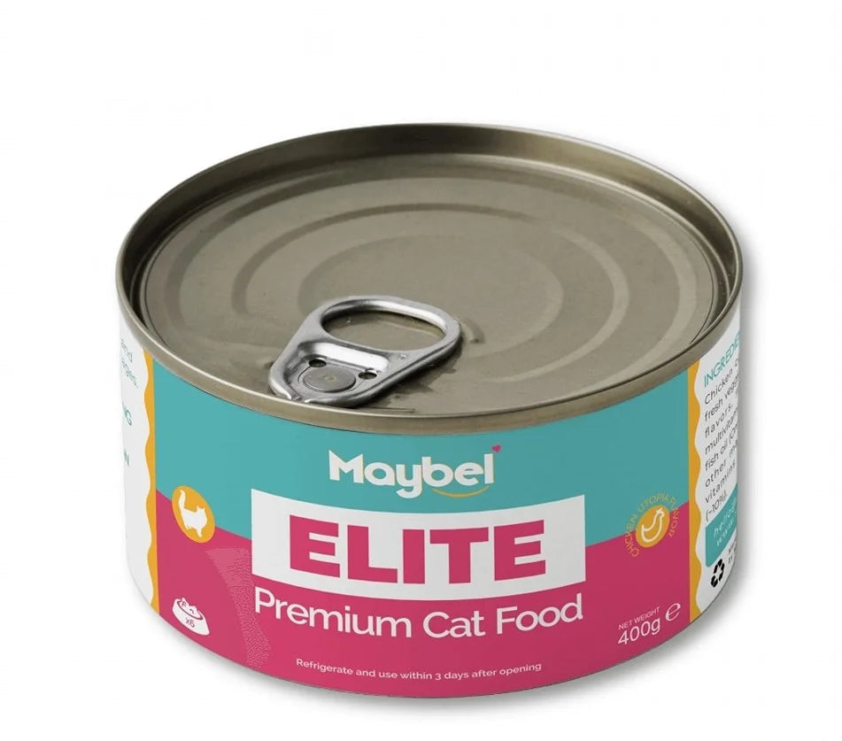 Maybel Elite Premium Wet Cat Food package