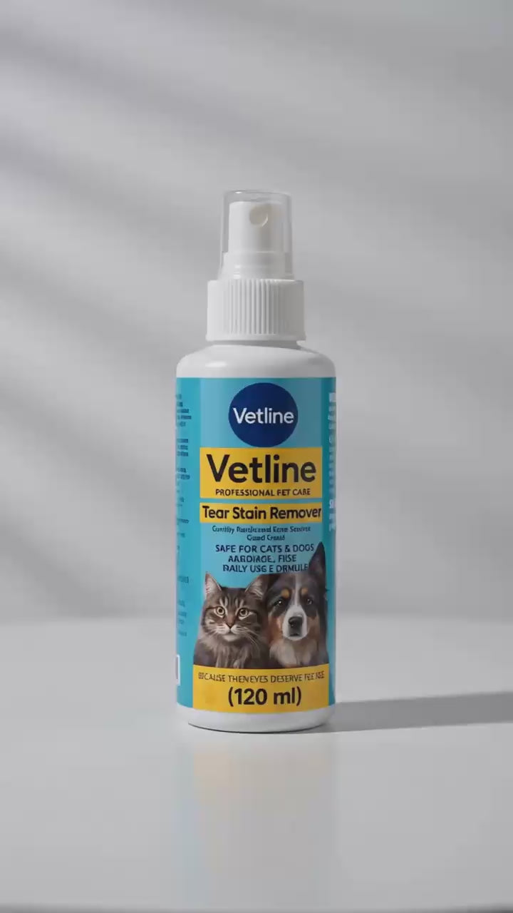 Vetline Tear Stain Remover for Cats & Dogs – 120ml